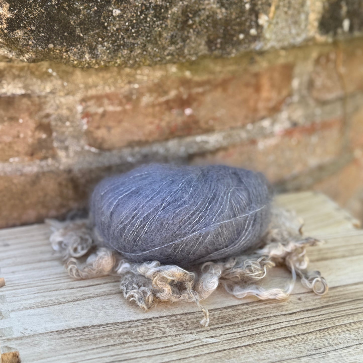 Pelotes mohair et soie Couleurs douces