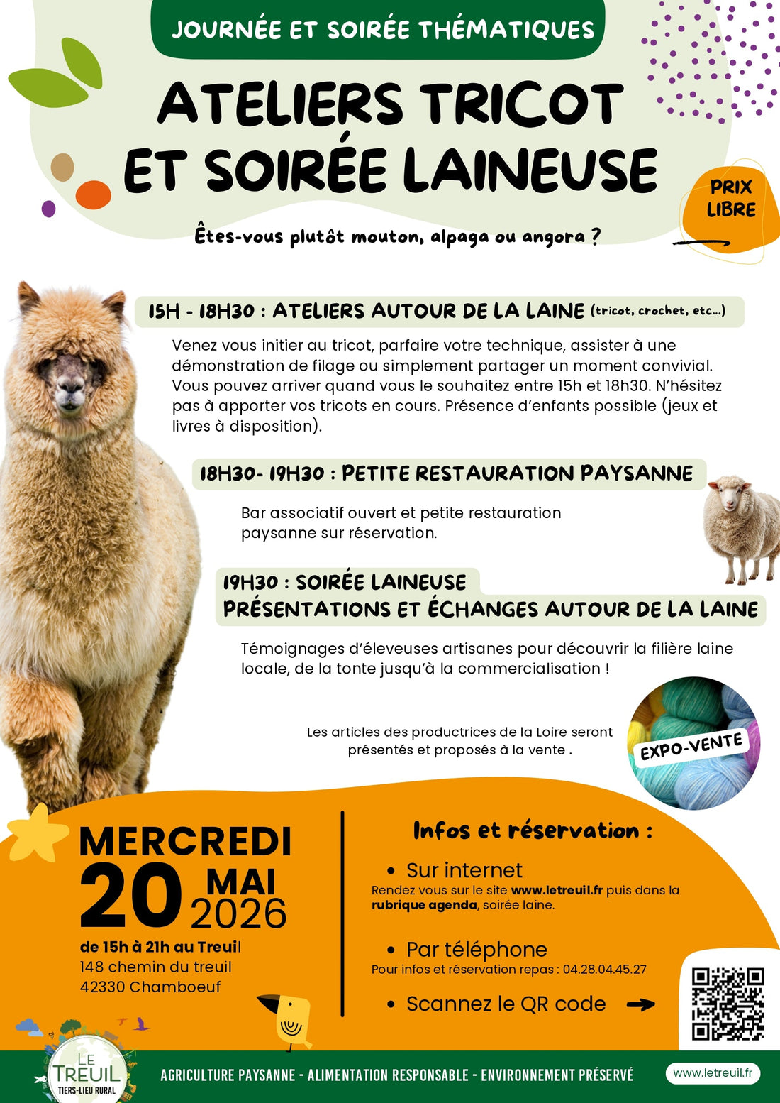 Soirée laineuse