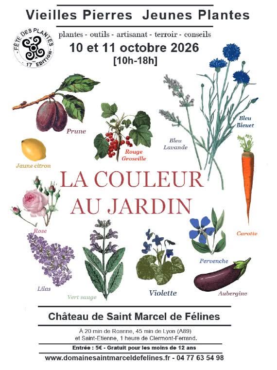 Fête des Plantes « Vieilles Pierres, Jeunes Plantes » Château de Saint-Marcel-de-Félines