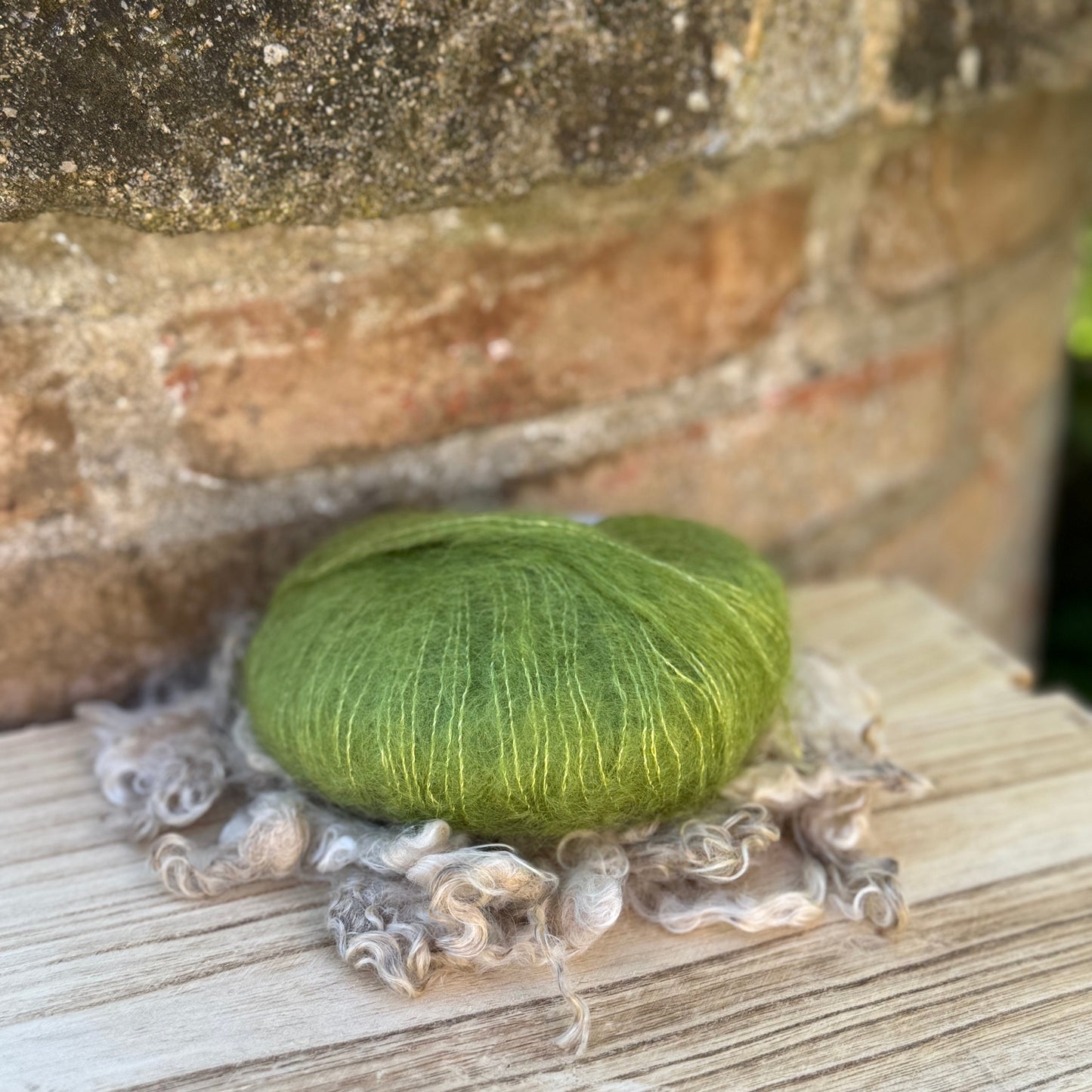 Pelotes mohair et soie Couleurs douces