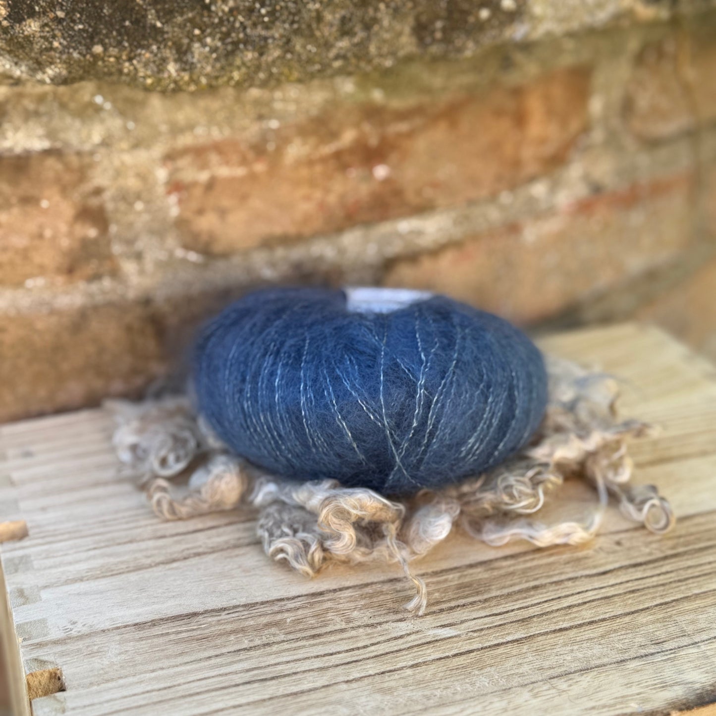 Pelotes mohair et soie Couleurs douces