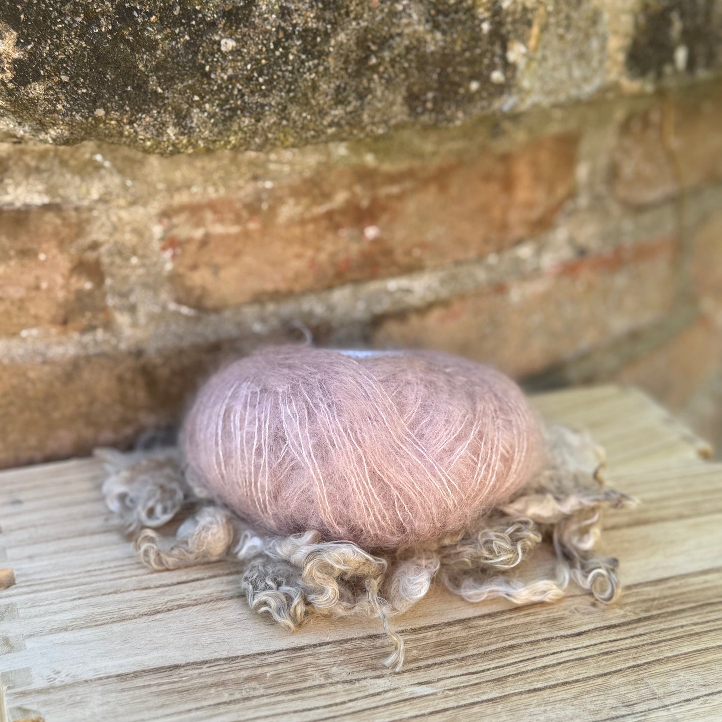 Pelotes mohair et soie Tons naturels