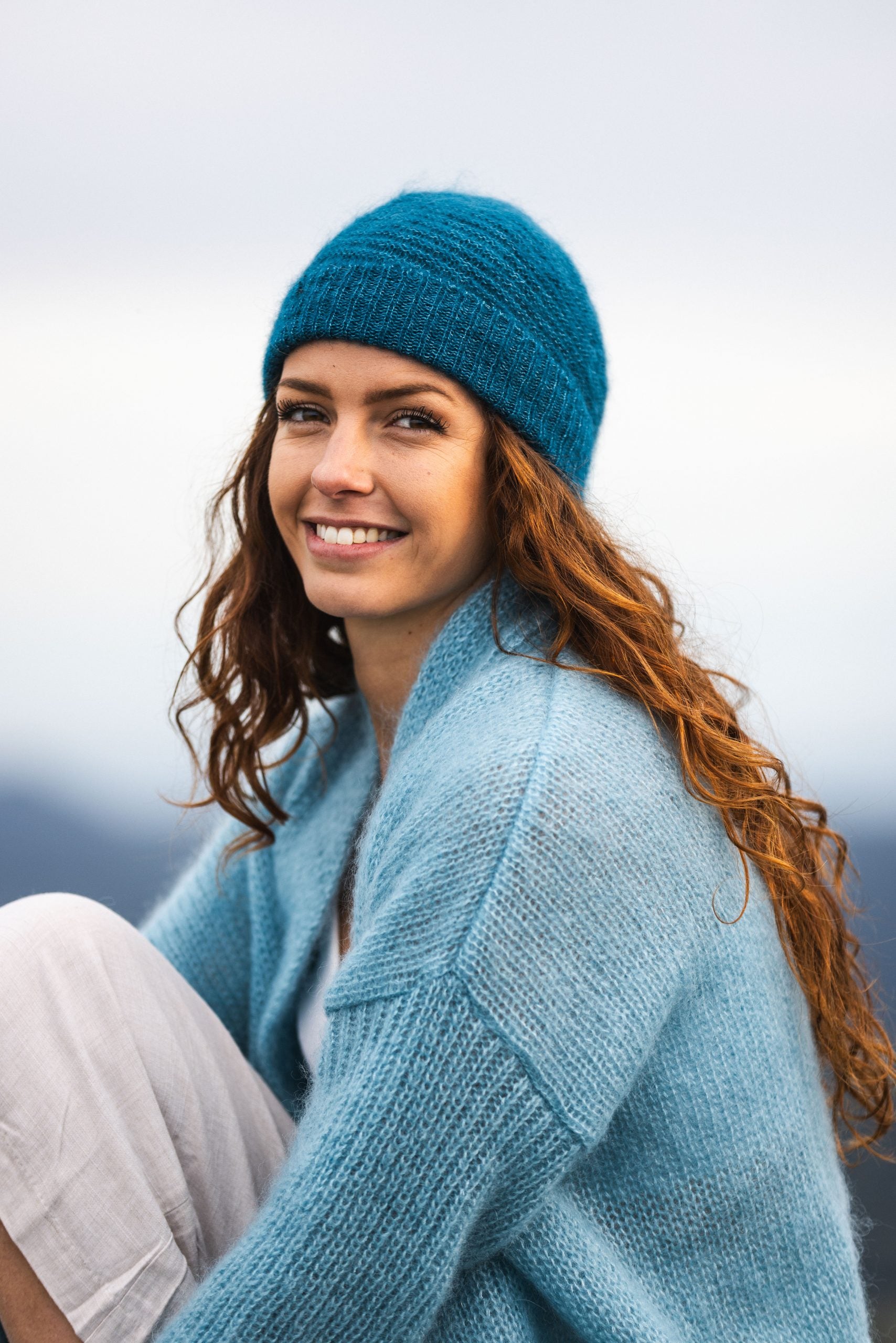 bonnet femme mohair français