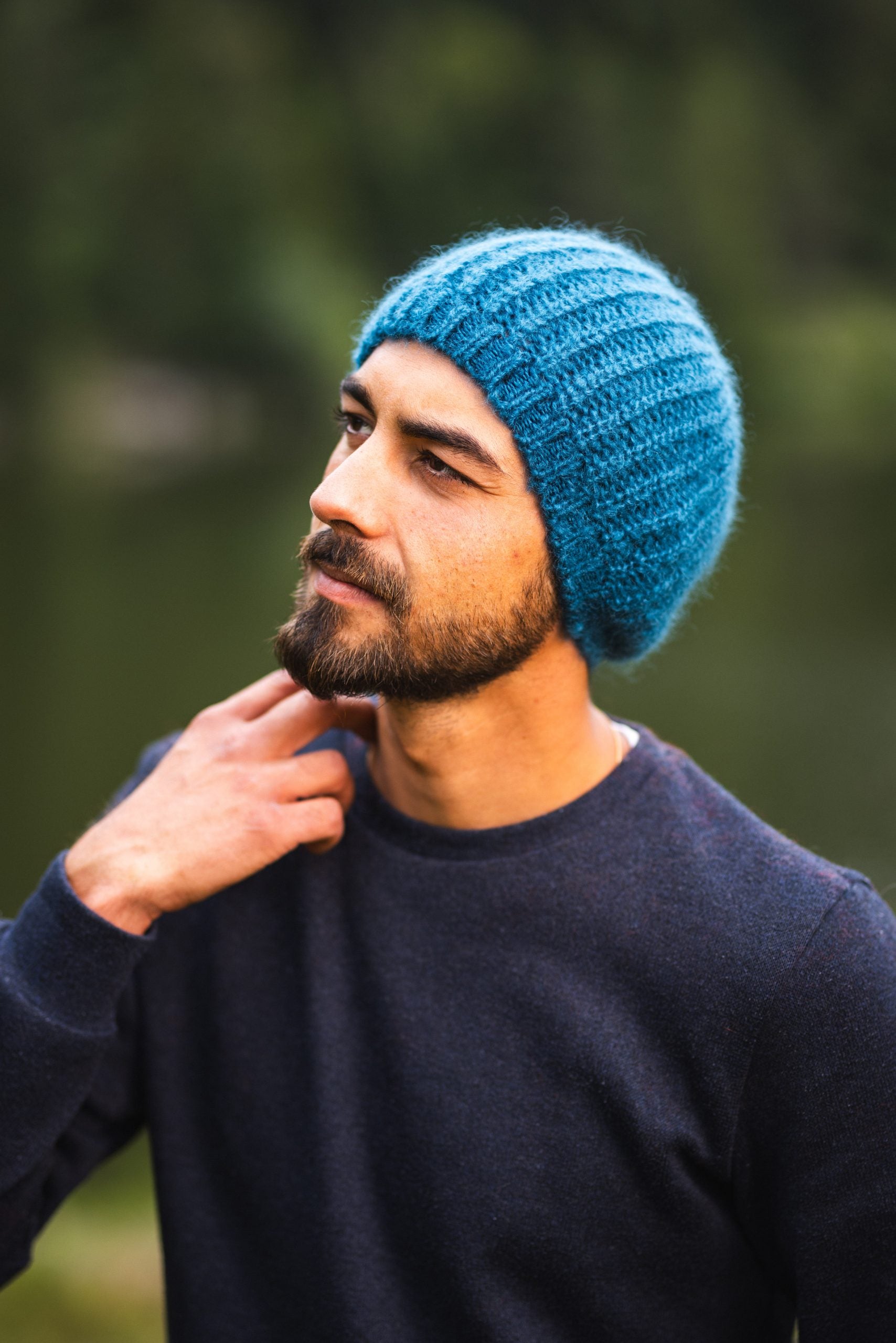 bonnet homme pur mohair français