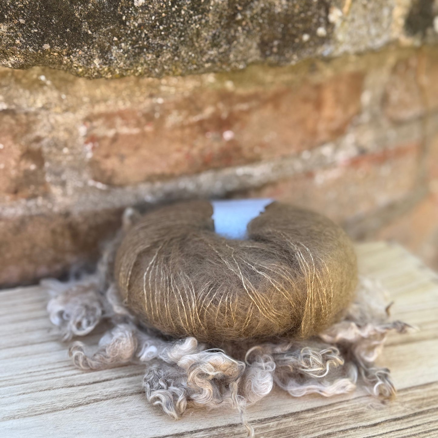 Pelotes mohair et soie Tons naturels