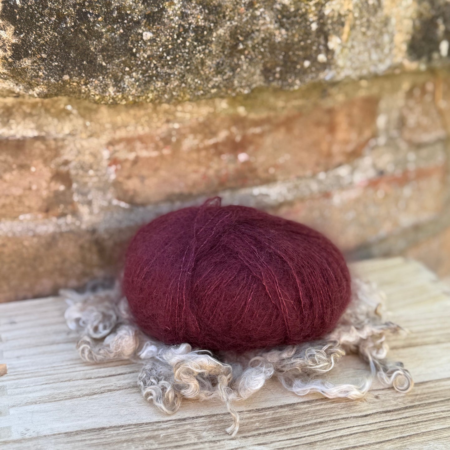 Pelotes mohair et soie Couleurs douces
