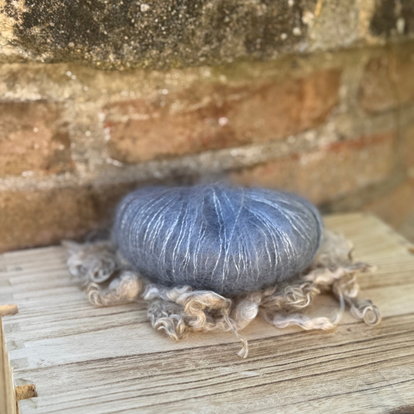 Pelotes mohair et soie Tons naturels