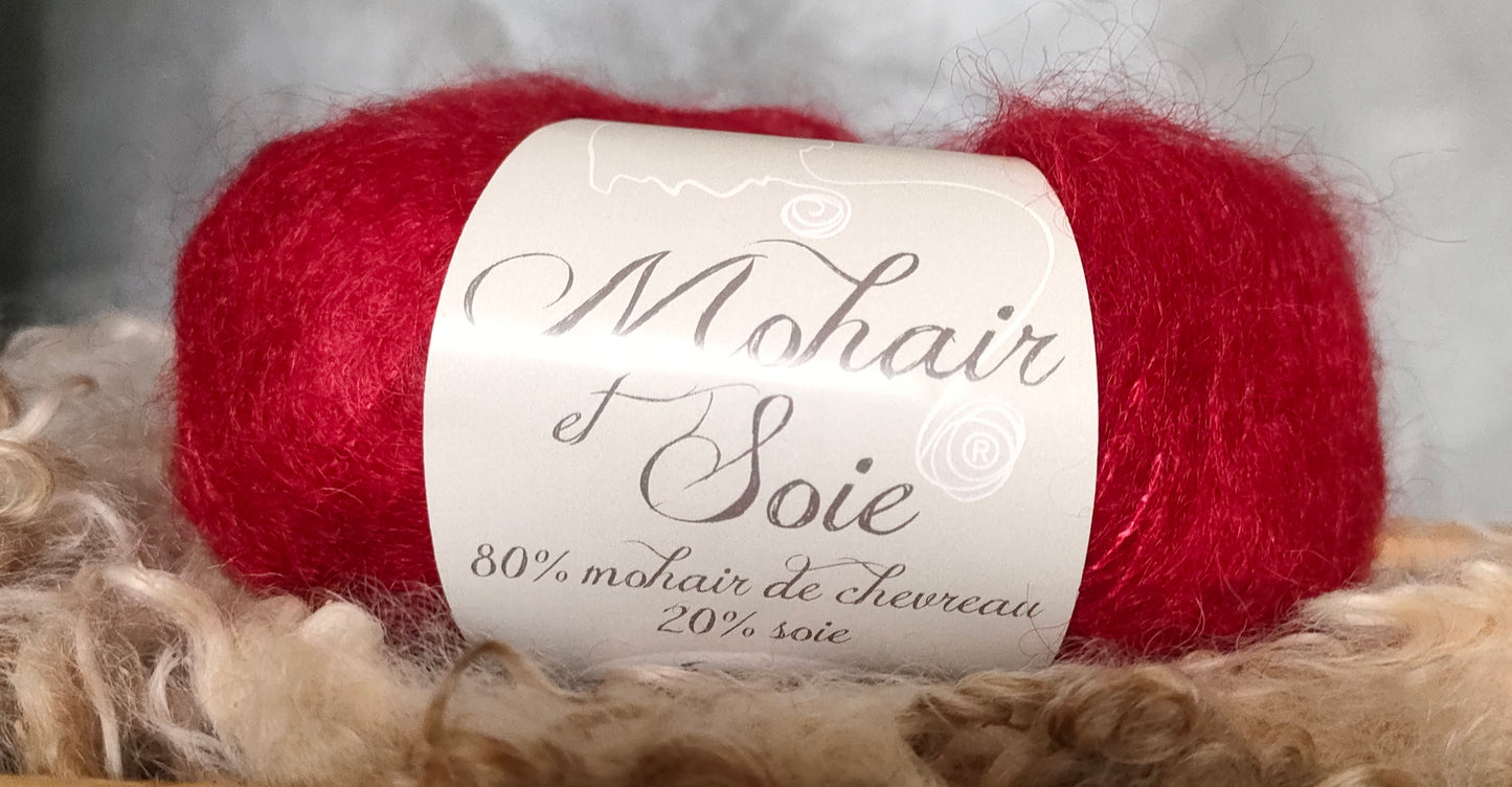 Pelote mohair et soie