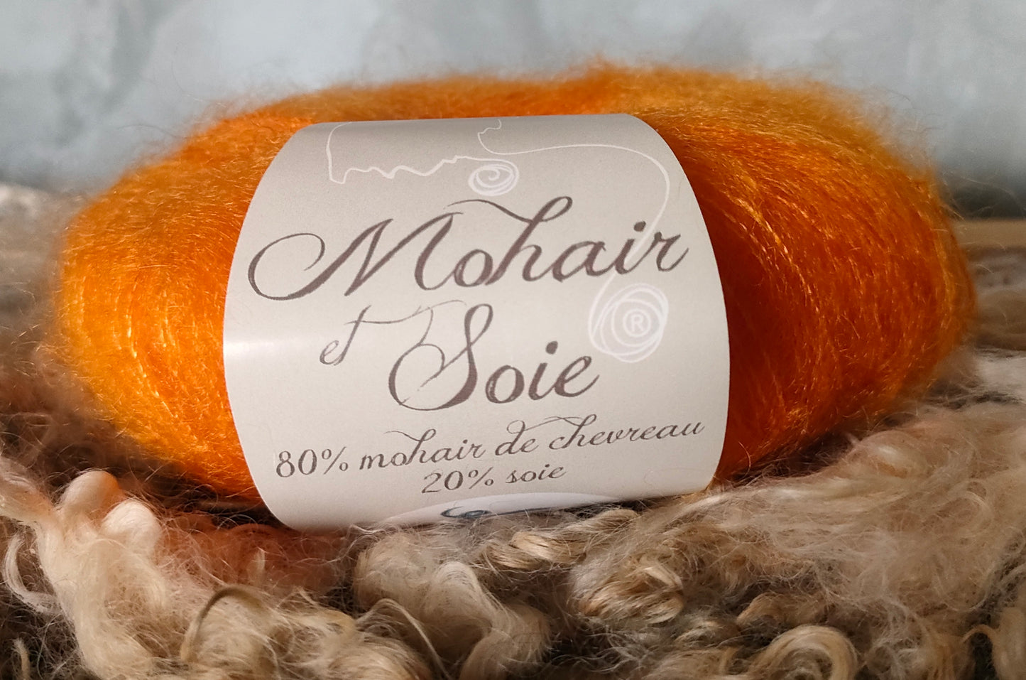 Pelote mohair et soie