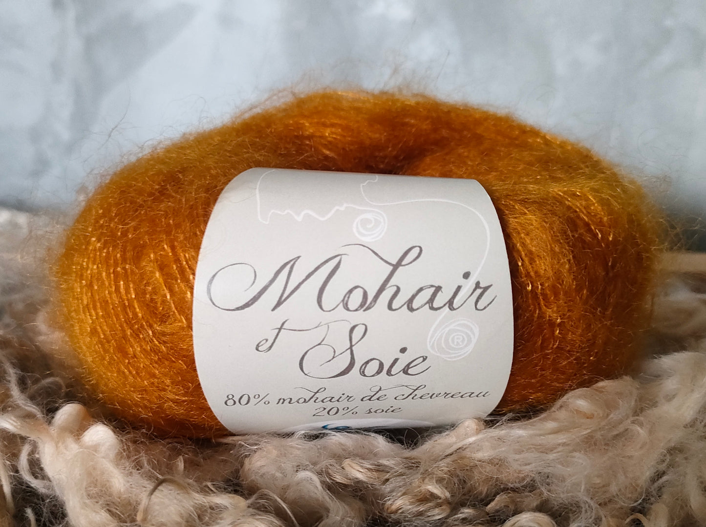 Pelote mohair et soie