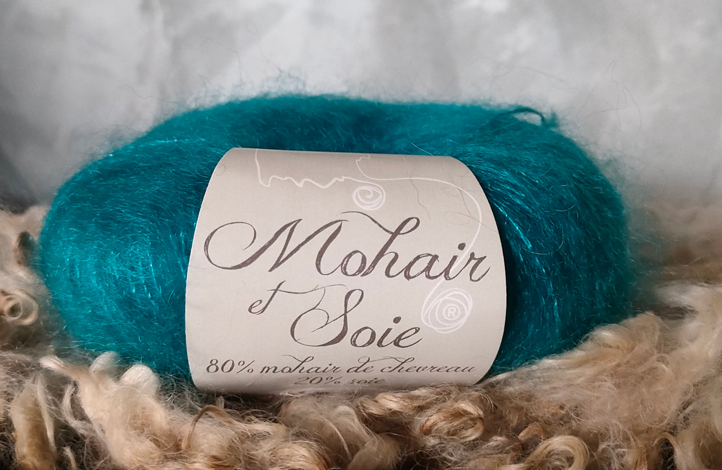 Pelote mohair et soie