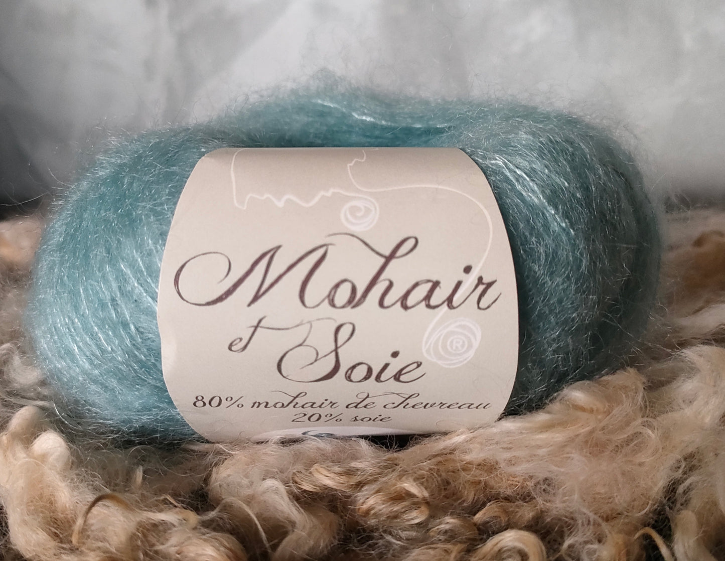 Pelote mohair et soie