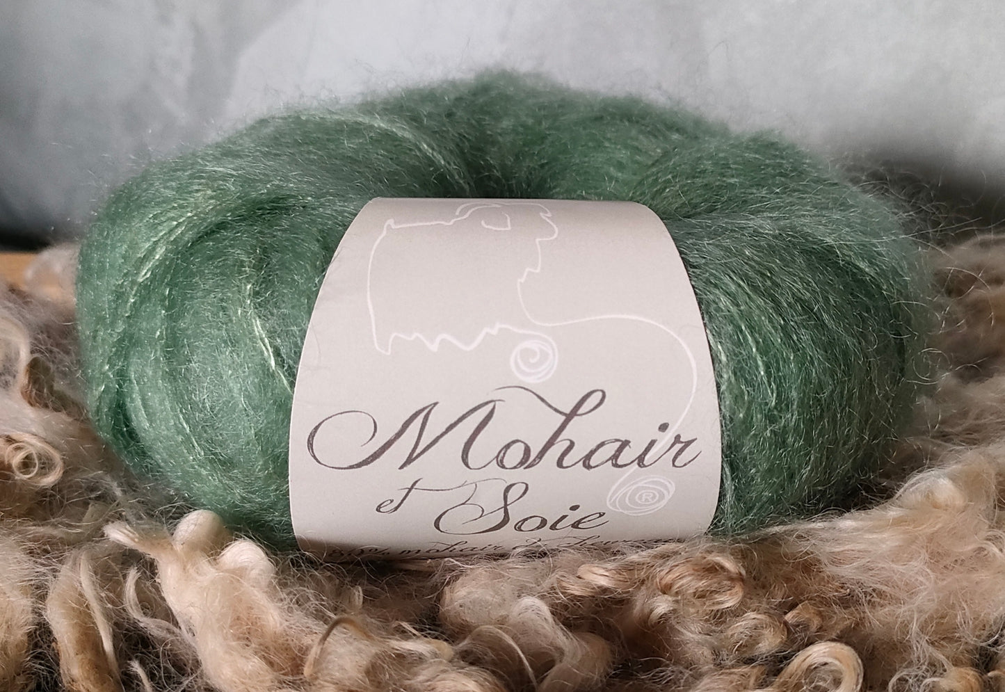 Pelote mohair et soie