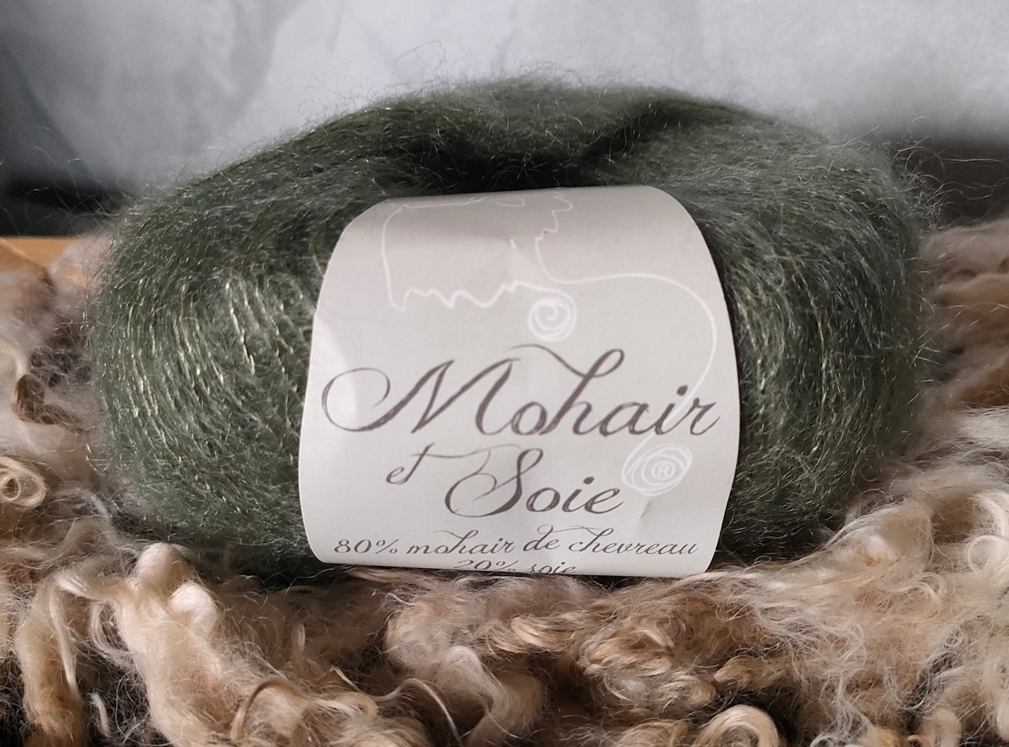 Pelote mohair et soie