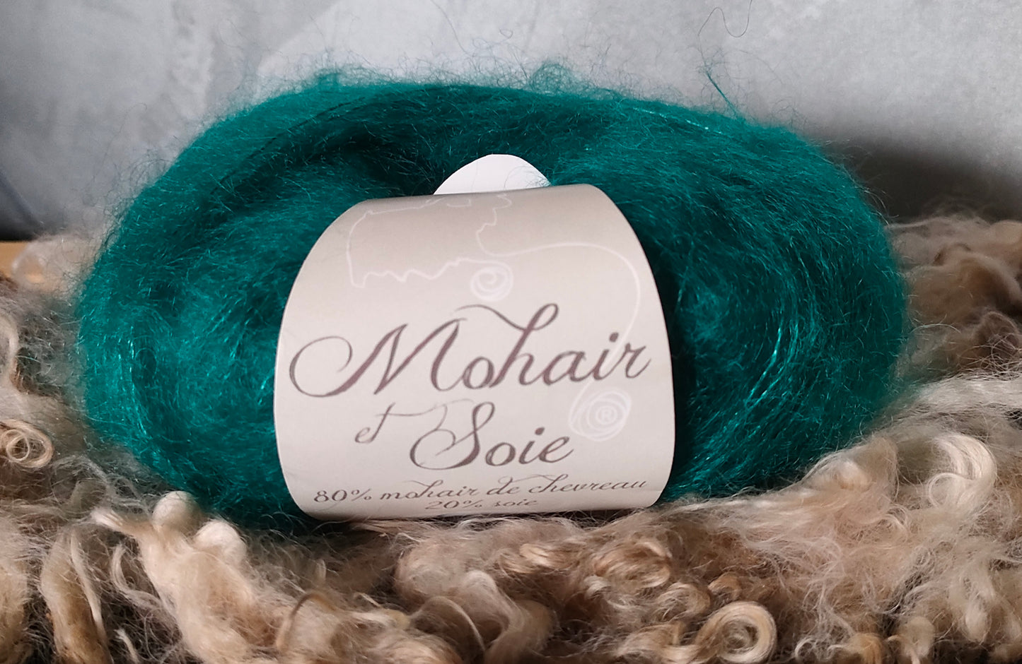 Pelote mohair et soie