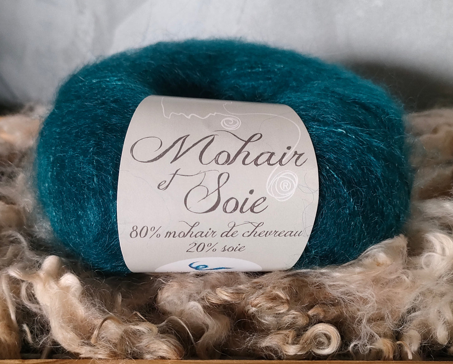 Pelote mohair et soie