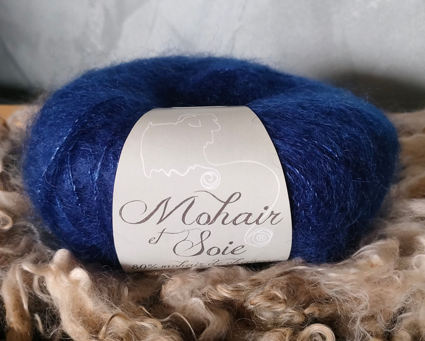 Pelote mohair et soie