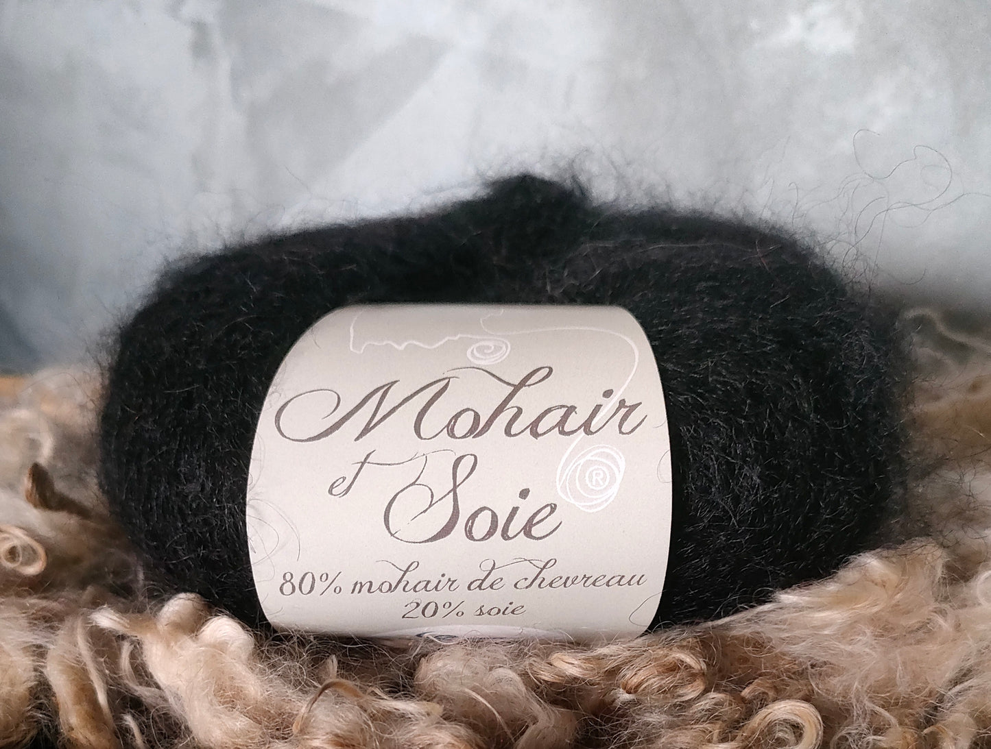 Pelote mohair et soie