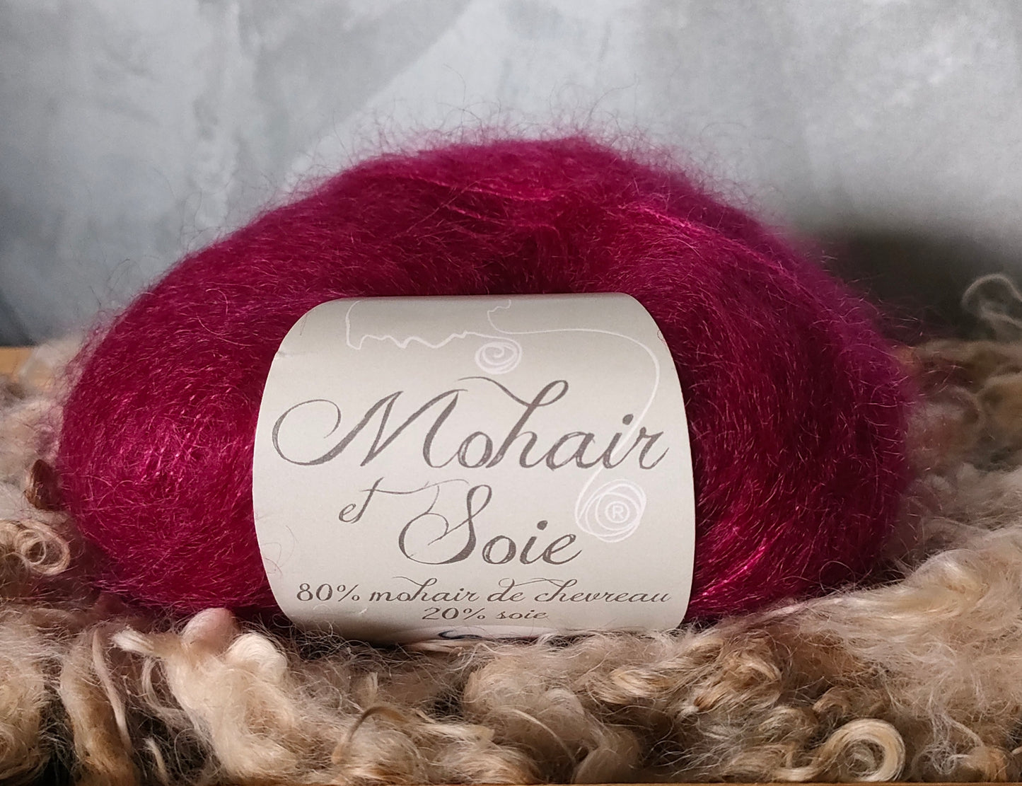 Pelote mohair et soie