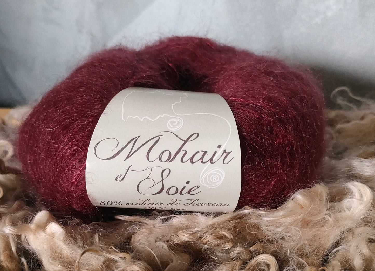 Pelote mohair et soie