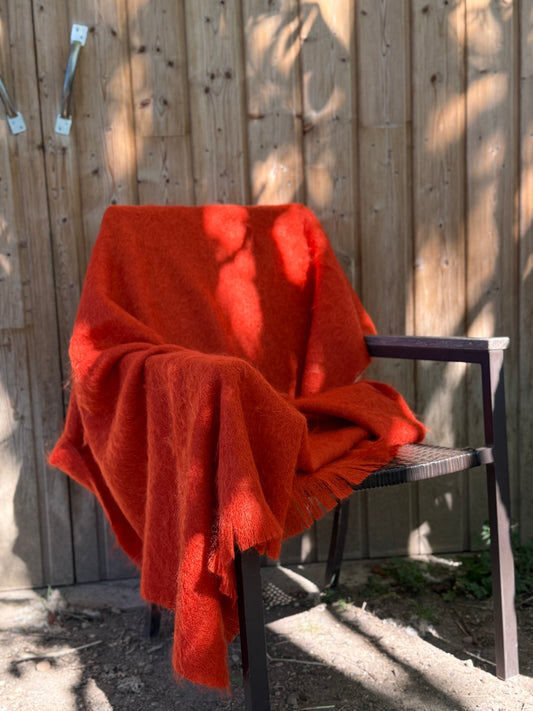 Grand plaid  100% mohair