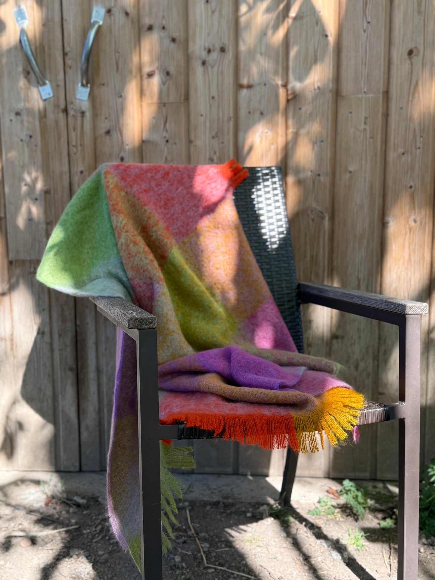 Petit plaid 100% mohair