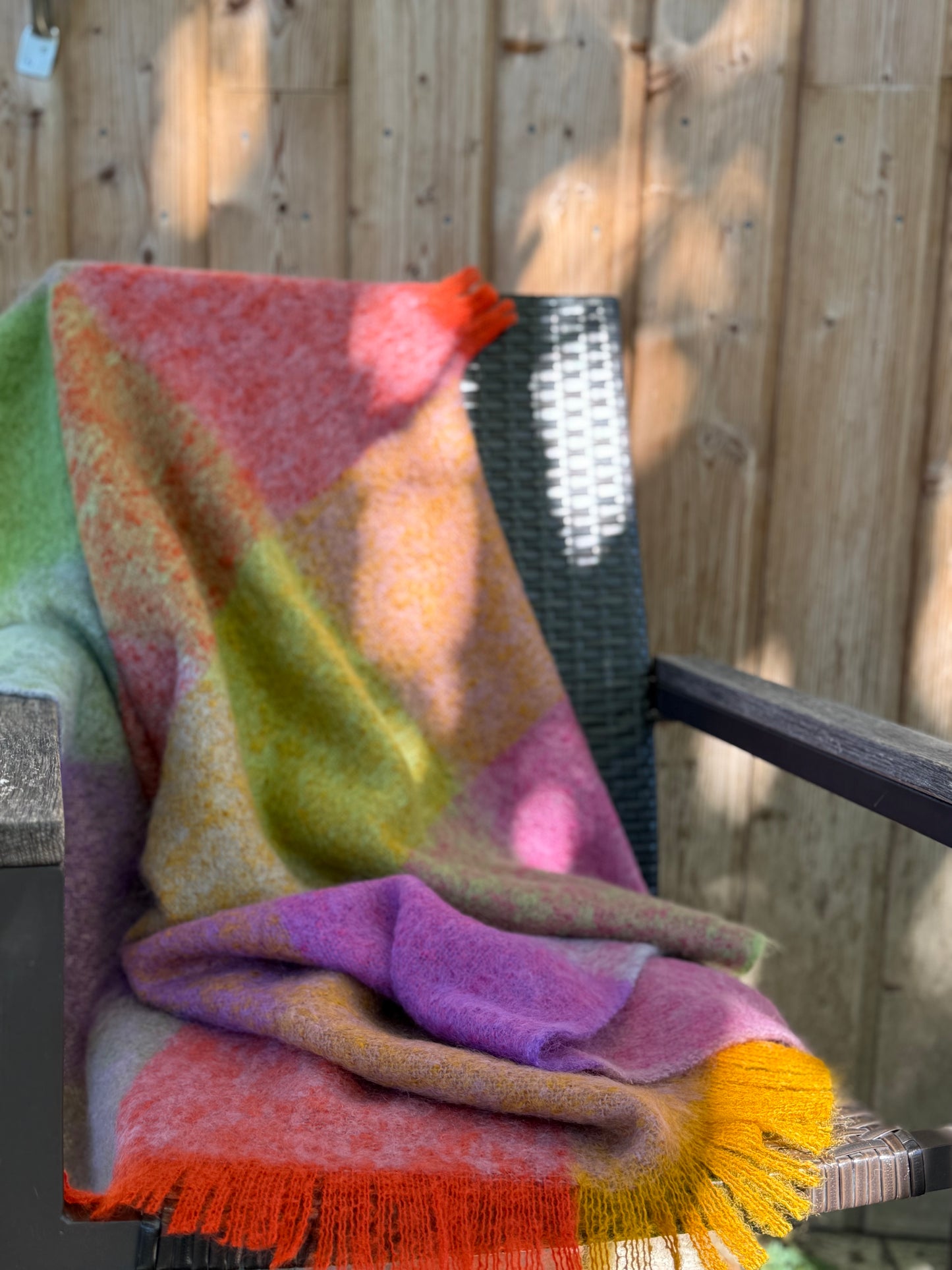 Petit plaid 100% mohair