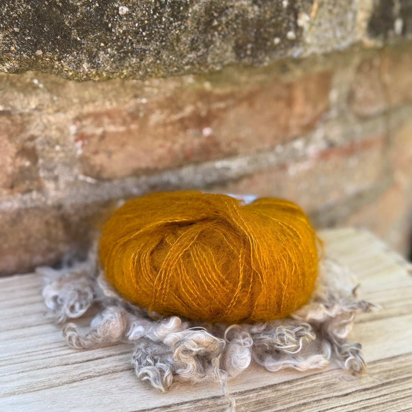 Pelotes mohair et soie Couleurs douces