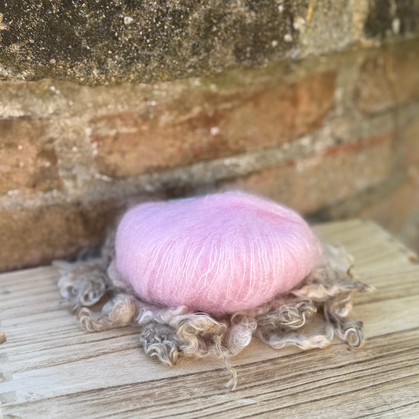 Pelotes mohair et soie Tons naturels
