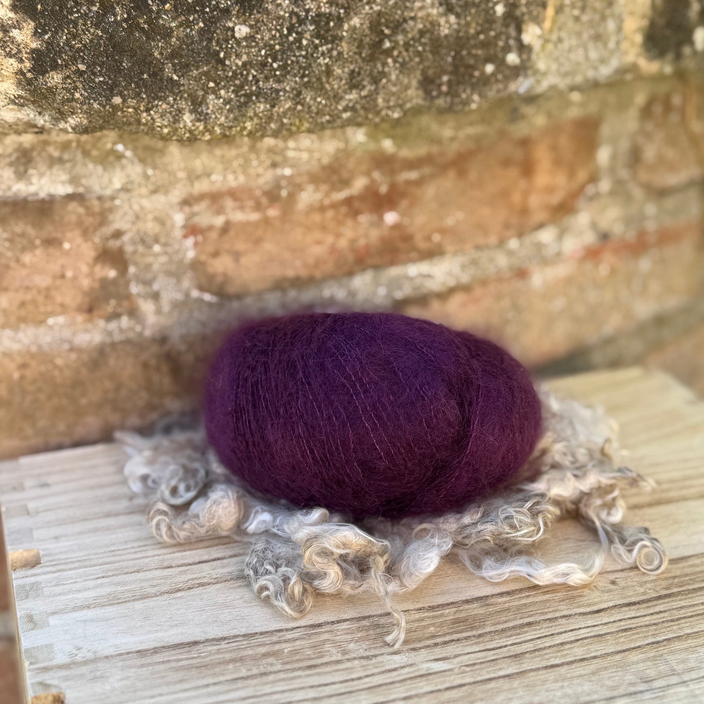 Pelotes mohair et soie Couleurs Intenses