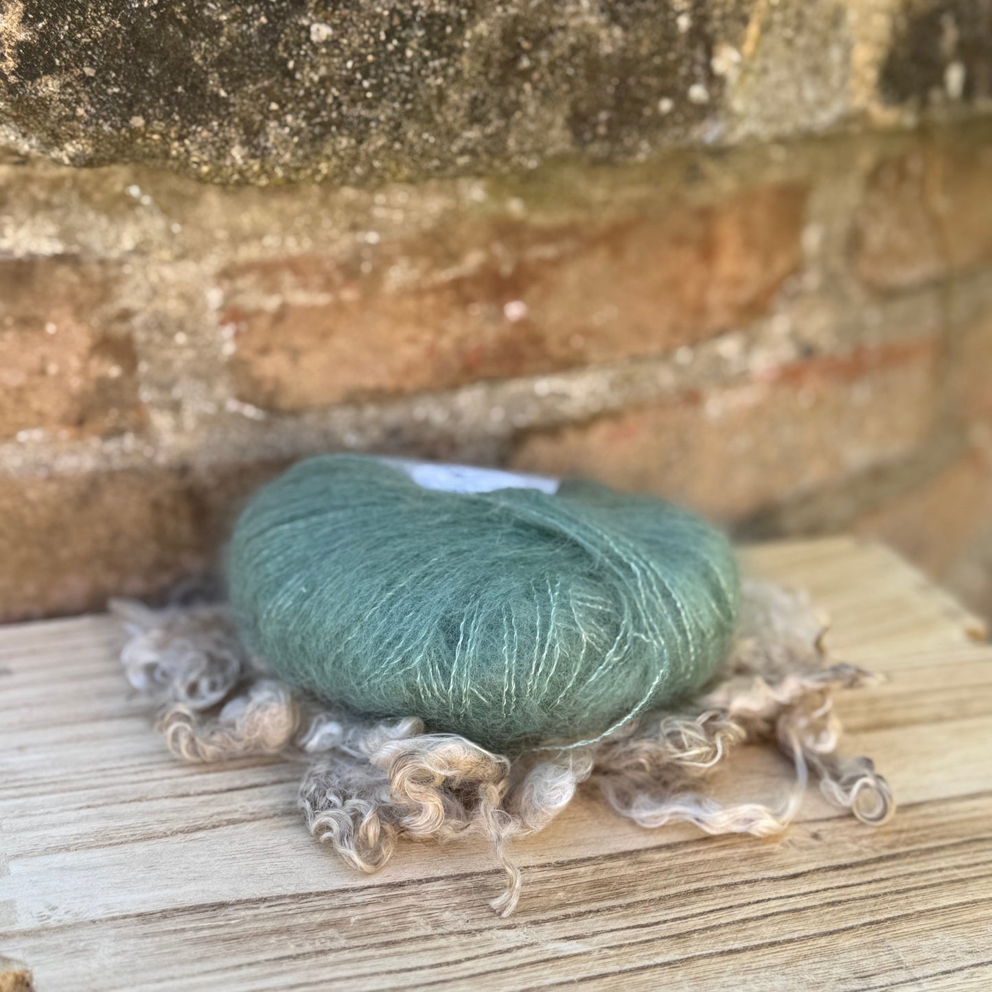 Pelotes mohair et soie Couleurs douces