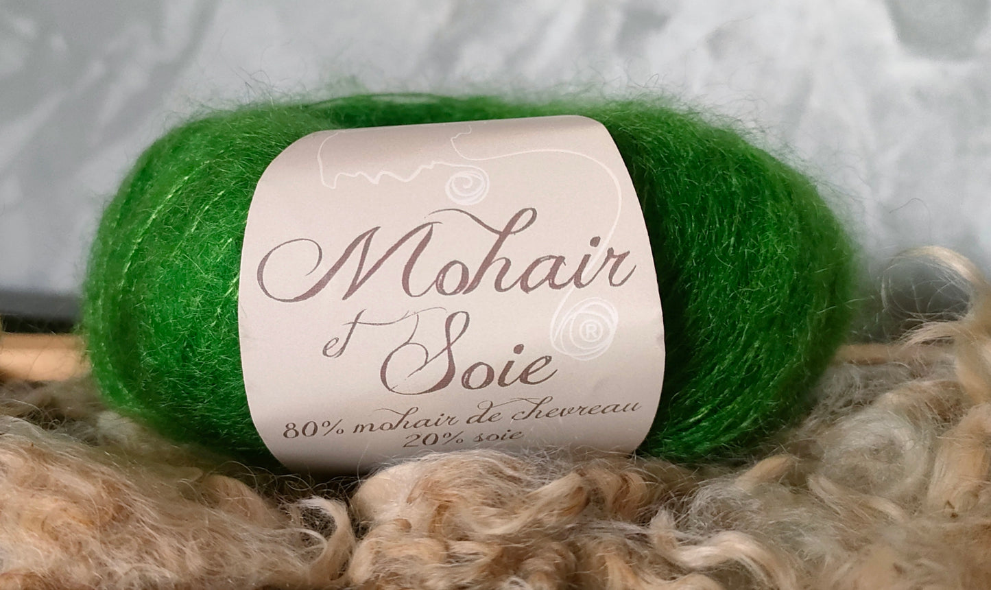 Pelote mohair et soie
