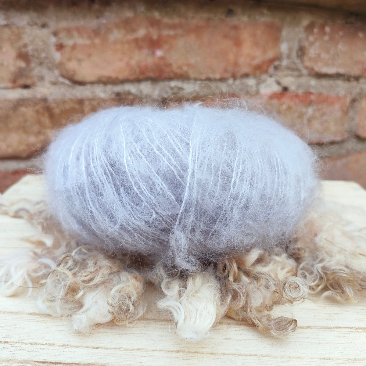 Pelotes mohair et soie Tons naturels