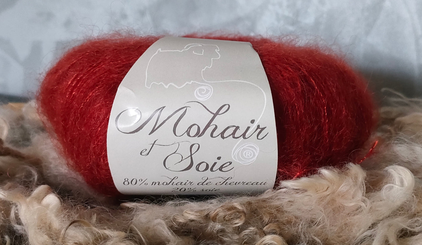 Pelote mohair et soie