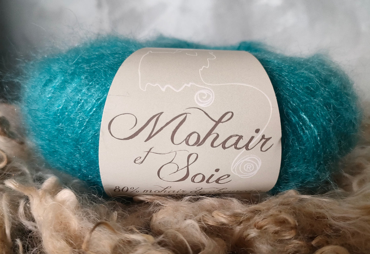 Pelote mohair et soie