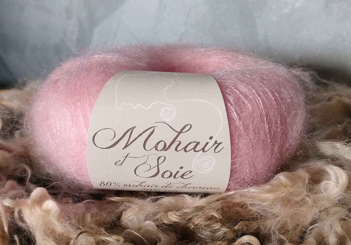 Pelote mohair et soie