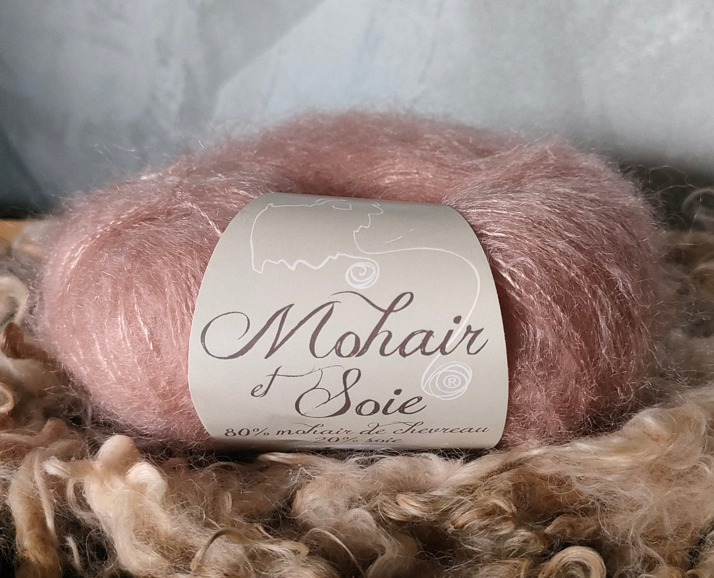 Pelote mohair et soie