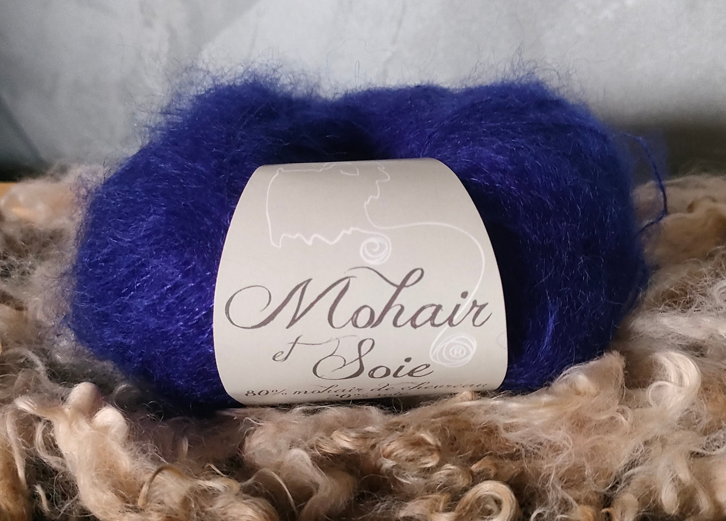 Pelote mohair et soie