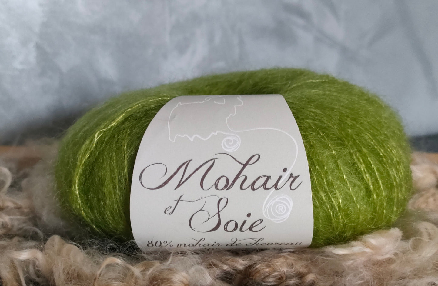 Pelote mohair et soie