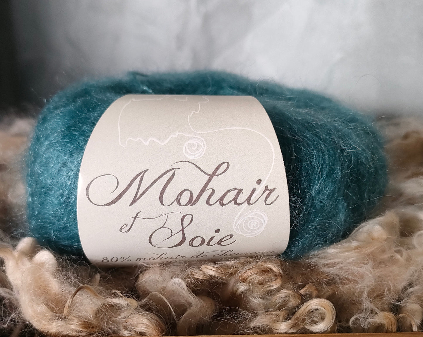 Pelote mohair et soie