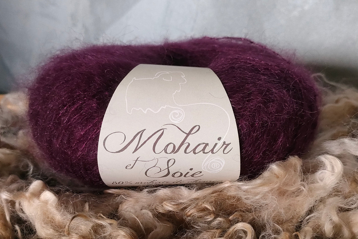 Pelote mohair et soie