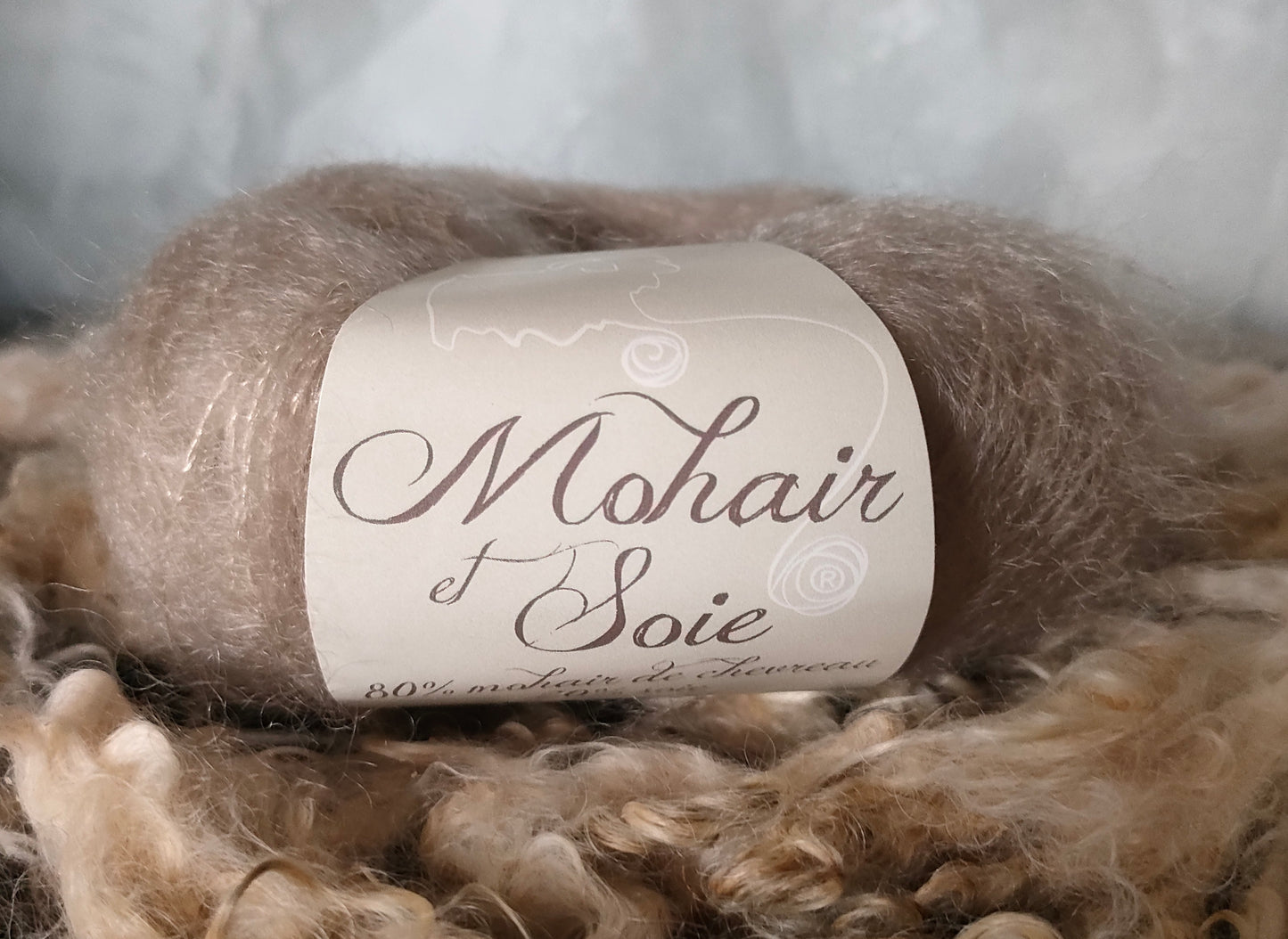 Pelote mohair et soie