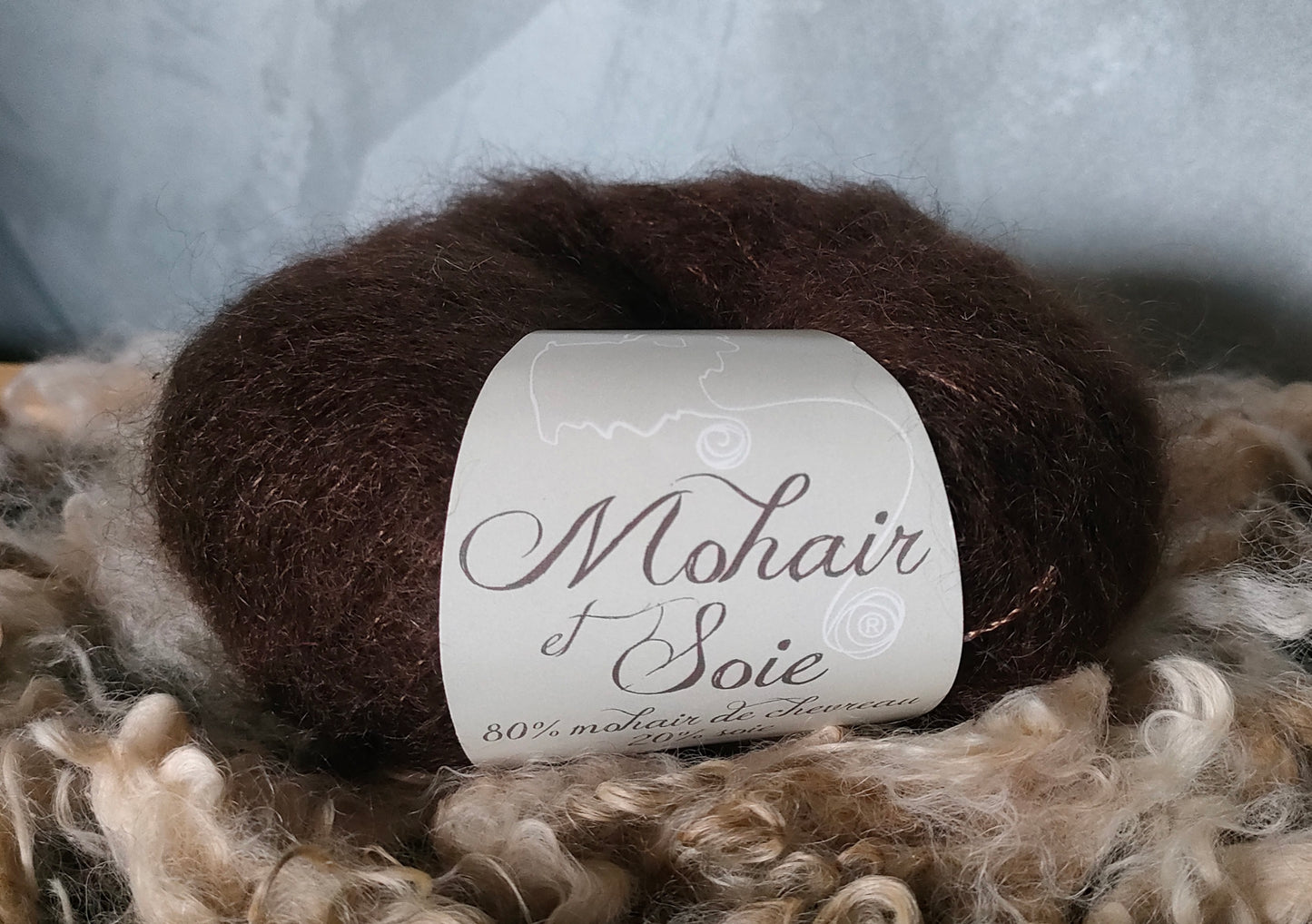 Pelote mohair et soie