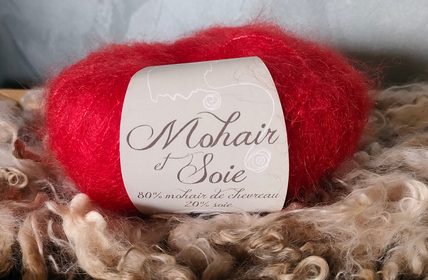 Pelote mohair et soie